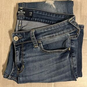 Blue low rise boot cut jeans. Size 11R